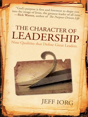 cover image of The Character of Leadership